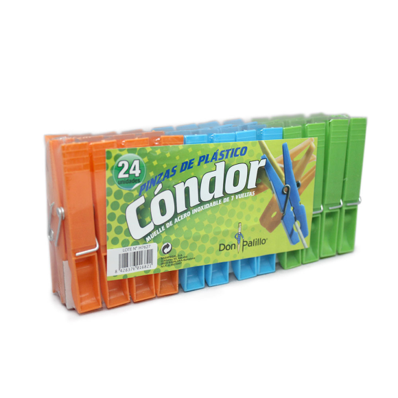 Don Palillo Cóndor Pinzas Ropa / Laundry Tweezers x24 Don Palillo Cóndor Pinzas Ropa / Laundry Tweezers x24