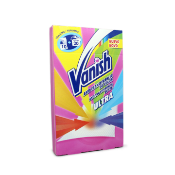 Vanish Ultra Toallitas Antitransferencia de Color x10/ Wipes Colour Clothes