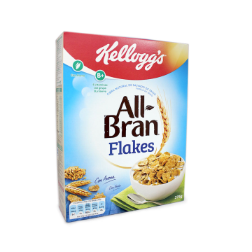 Kellogg's All-Brann Flakes Cereales 375g/ Cereals
