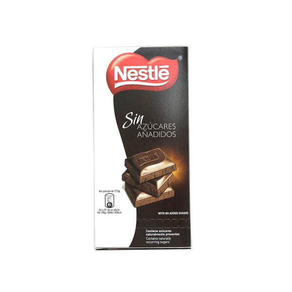 Nestlé Chocolate Sin azúcares Añadidos 125g Nestlé Chocolate Sin azúcares Añadidos 125g