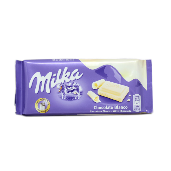 Milka Choco Weisse Schokolade 100g/ Chocolate Blanco Milka Choco Weisse Schokolade 100g/ Chocolate Blanco