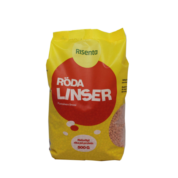 Risenta Röda Linser / Lentejas Rojas 500g Risenta Röda Linser / Lentejas Rojas 500g