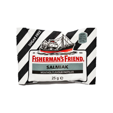 Fisherman's Friend Salmiak Menthol / Liquorice Mint Candies 25g