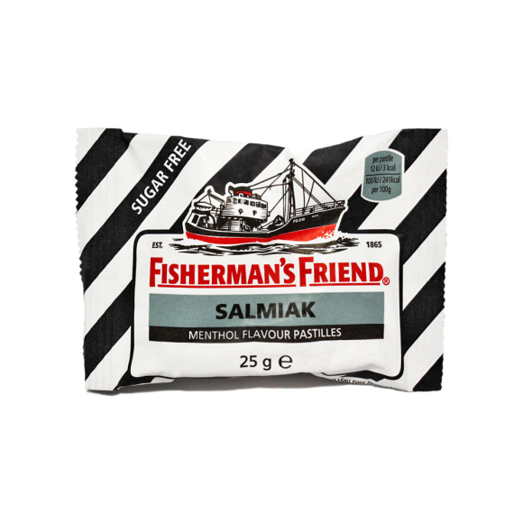 Fisherman's Friend Salmiak Menthol / Liquorice Mint Candies 25g Fisherman's Friend Salmiak Menthol / Liquorice Mint Candies 25g