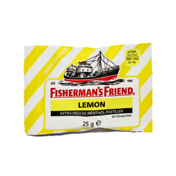 Fisherman's Friend Lemon / Liquorice Lemon Candies Sugar Free 25g