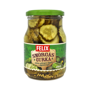 Felix Smörgås Gurka / Sliced Cucumbers Sandwich 370g