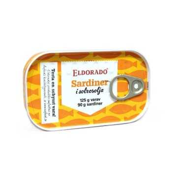 El Dorado Sardiner i Solrosolja 120g/ Sardinas en Aceite de Girasol