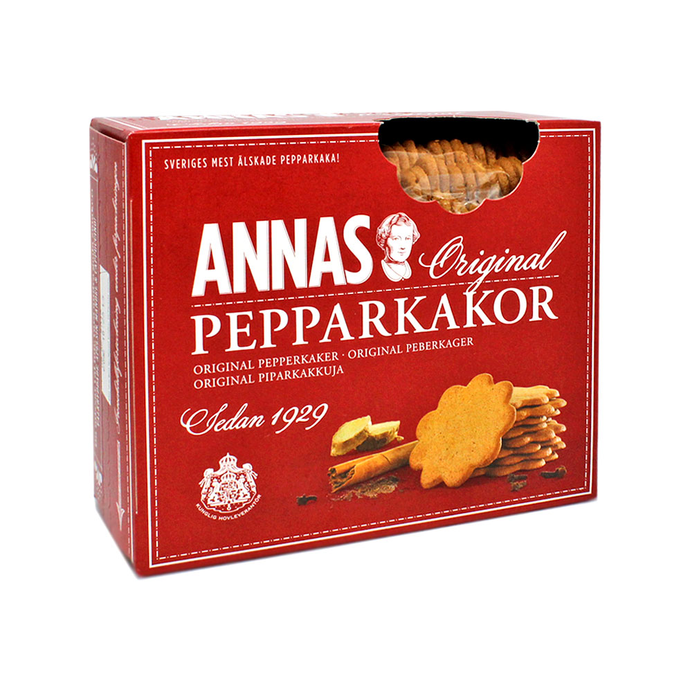 Annas Pepparkakor Original / Galletas Suecas de Jengibre 300g