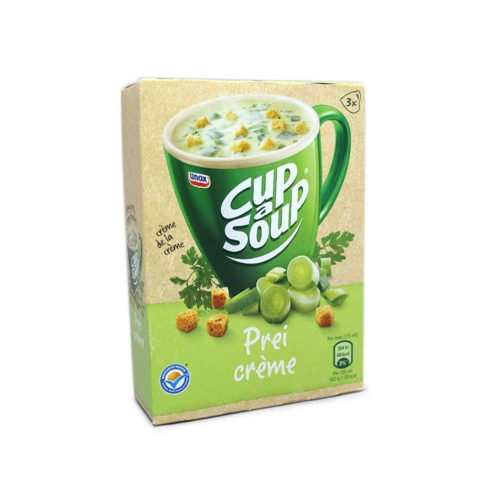 Unox Cup a Soup Prei Crème x3/ Packet Soup Leek Cream