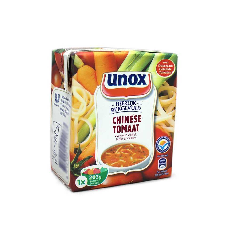Unox Chinese Tomatensoep 300ml/ Sopa de Tomate China