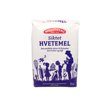 Møllerens Siktet Hvetemel / Wheat Flour 1Kg