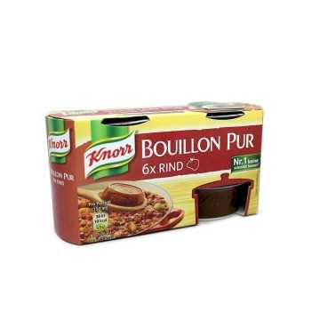 Knorr Bouillon Pur Rind x6/  Caldo Concentrado de Ternera