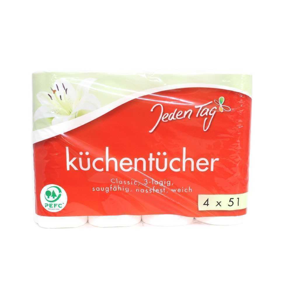 Jeden Tag Küchentücher x4/ Kitchen Towels