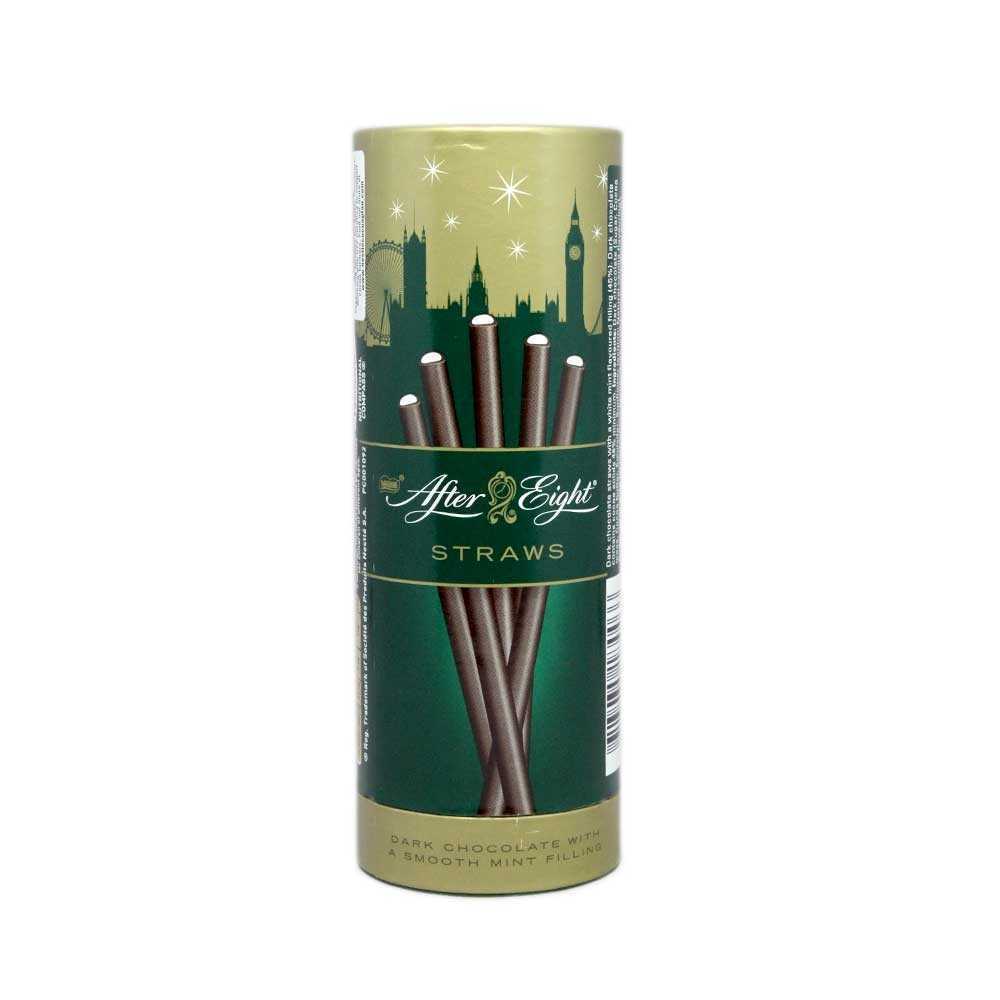 After Eight Mint Chocolate Straws /Palitos de Chocolate y Menta 110g