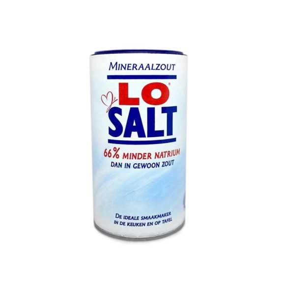 Losalt Mineraalzout 66% Minder Natrium 350g/ Less Sodium Salt Losalt Mineraalzout 66% Minder Natrium 350g/ Less Sodium Salt
