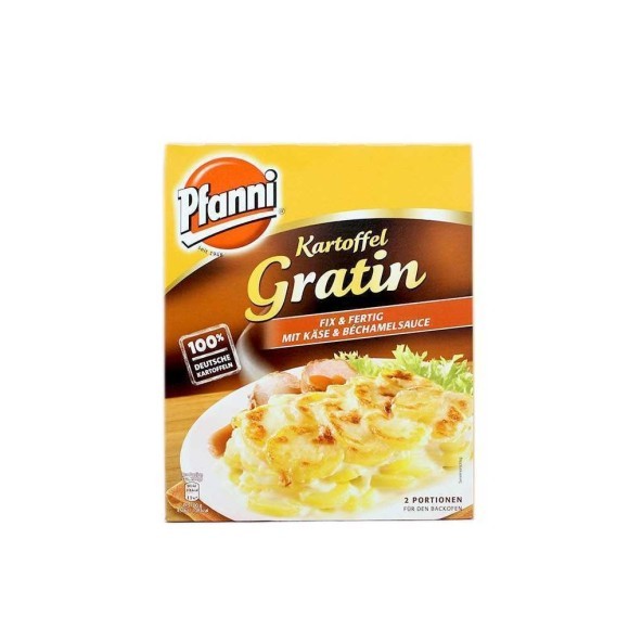 Pfanni Kartoffel Gratin mit Käse&Béchamel 400g/ With Cheese&Bechamel Pfanni Kartoffel Gratin mit Käse&Béchamel 400g/ With Cheese&Bechamel
