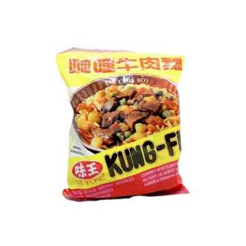 Kung-Fu Beef&Curry Noodles / Fideos Instantáneos de Ternera y Curry 85g
