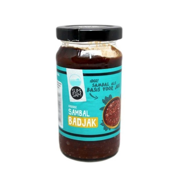 Sum&Sam Sambal Badjak / Condimento Sambal Badjak Picante 200g Sum&Sam Sambal Badjak / Condimento Sambal Badjak Picante 200g