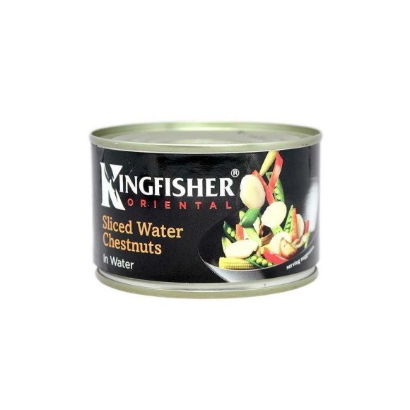 Kingfisher Sliced Water Chestnuts / Castañas en Láminas 225g Kingfisher Sliced Water Chestnuts / Castañas en Láminas 225g