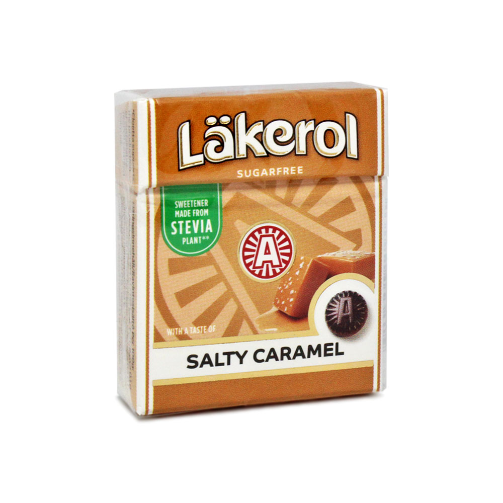 Läkerol Salty Caramel / Caramelos Regaliz Sin Azúcar 25g