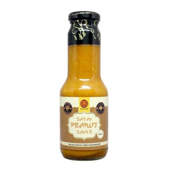 Tiger Khan Satay Peanut Sauce 300ml Tiger Khan Satay Peanut Sauce 300ml