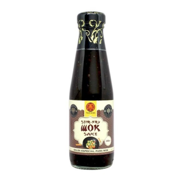Tiger Khan Stir-Fry Wok Sauce / Salsa para Saltear en Wok 200ml Tiger Khan Stir-Fry Wok Sauce / Salsa para Saltear en Wok 200ml