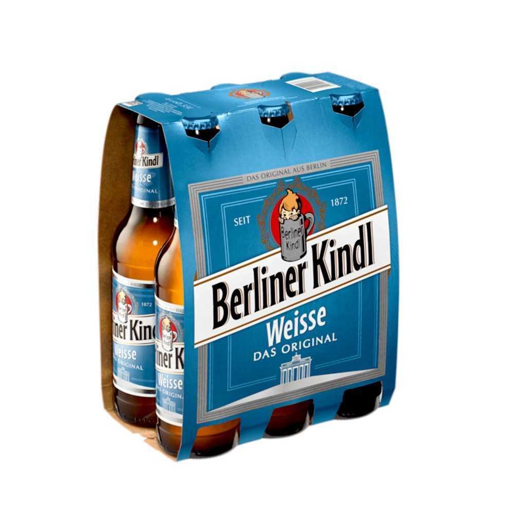 Berliner Kindl Weisse 6x33cl/ Cerveza Ácida Trigo