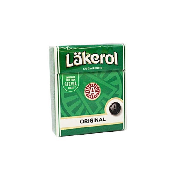 Läkerol Original / Caramelos con sabor a Regaliz Original Sin Azúcar 23g Läkerol Original / Caramelos con sabor a Regaliz Original Sin Azúcar 23g