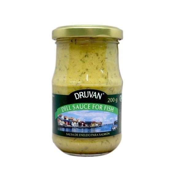Druvan Gravlax Sås / Salsa para Pescado 200g Druvan Gravlax Sås / Salsa para Pescado 200g