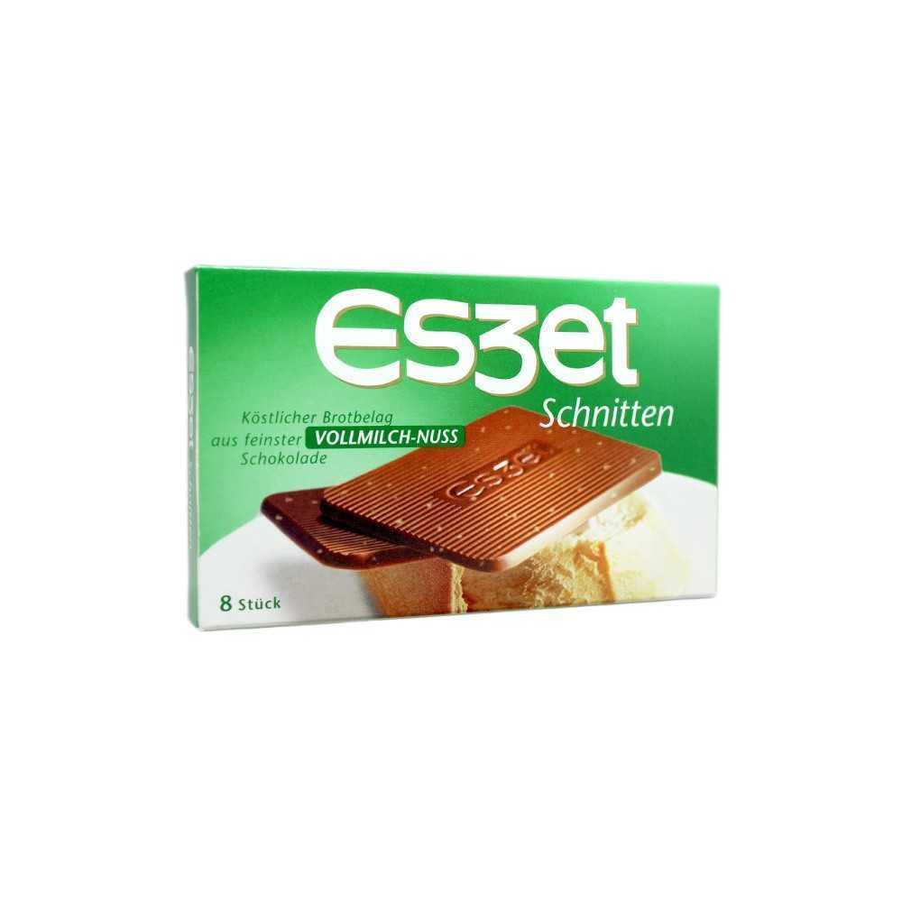 Es3et Schnitten Vollmilch-Nuss Schokolade / Chocolatinas de Chocolate con Leche y Avellanas x8