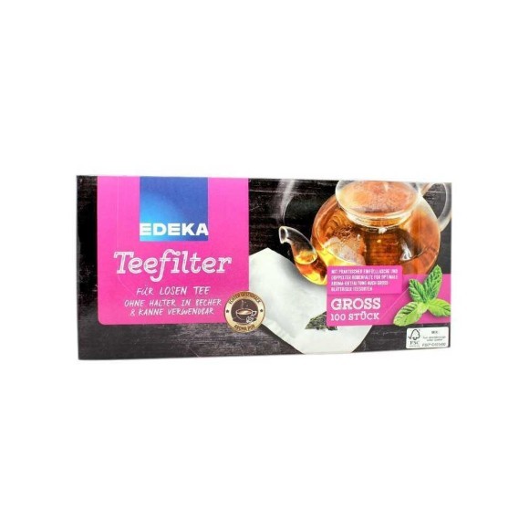 Edeka Teefilter Gross x100/ Big Tea Filter Bags Edeka Teefilter Gross x100/ Big Tea Filter Bags