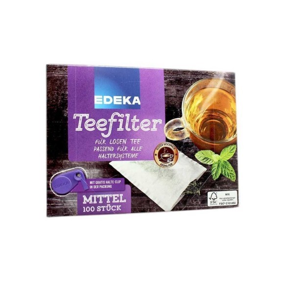 Edeka Teefilter Mittel x100/ Medium Tea Filter Bags Edeka Teefilter Mittel x100/ Medium Tea Filter Bags
