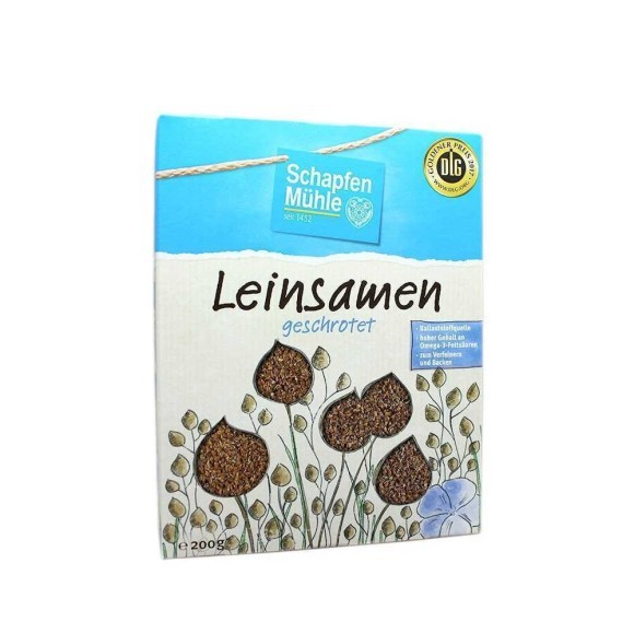 Schapfen Mühle Leinsamen Geschrotet / Linaza Aplastada 200g Schapfen Mühle Leinsamen Geschrotet / Linaza Aplastada 200g