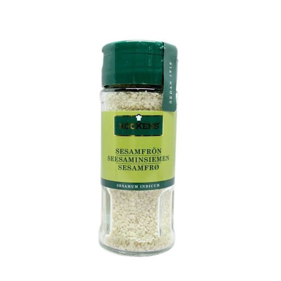 Kockens Sesamfrön Vita / Semillas de Sésamo Blanco 38g Kockens Sesamfrön Vita / Semillas de Sésamo Blanco 38g