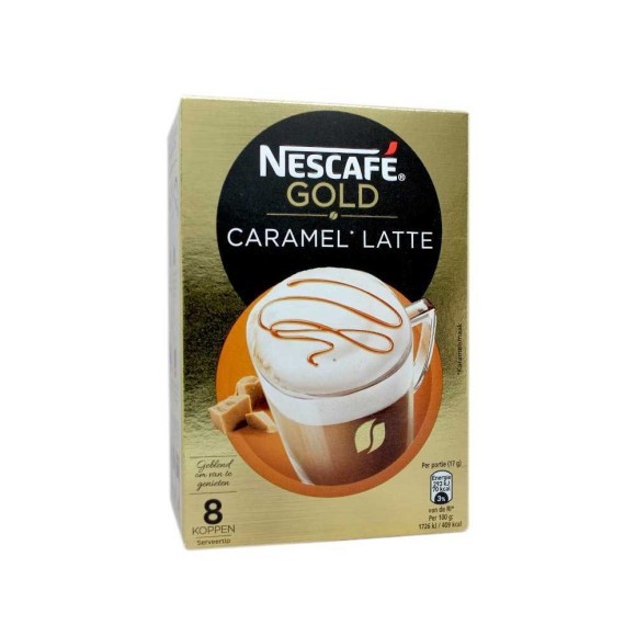 Nescafé Gold Caramel Latte x8/ Instant Coffee Nescafé Gold Caramel Latte x8/ Instant Coffee