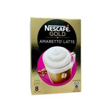 Nescafé Gold Amaretto Latte / Café Amareto Latte Instantáneo x8
