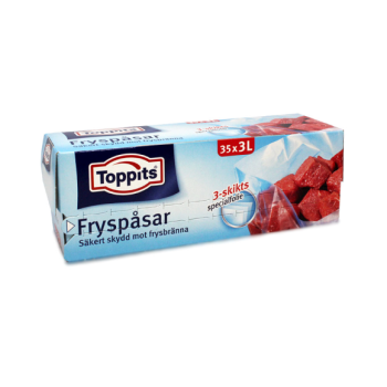 Toppits Fryspasar / Freezer Bags 35x3L
