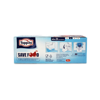 Toppits Fryspasar / Freezer Bags 40x2L