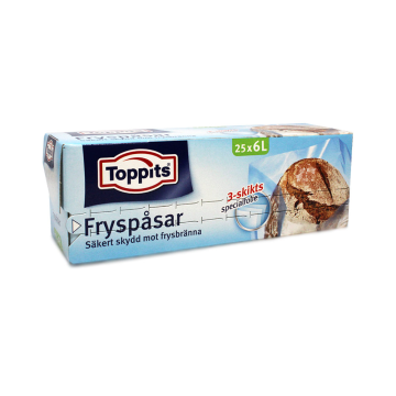 Toopits Fryspasar / Freezer Bags 25x6L