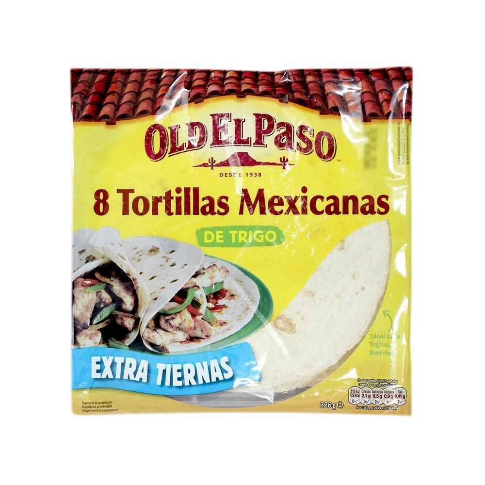 Old El Paso Tortillas Mexicanas x8/ Mexican Wraps