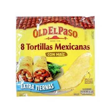 Old El Paso Tortillas Mexicanas de Maíz x8