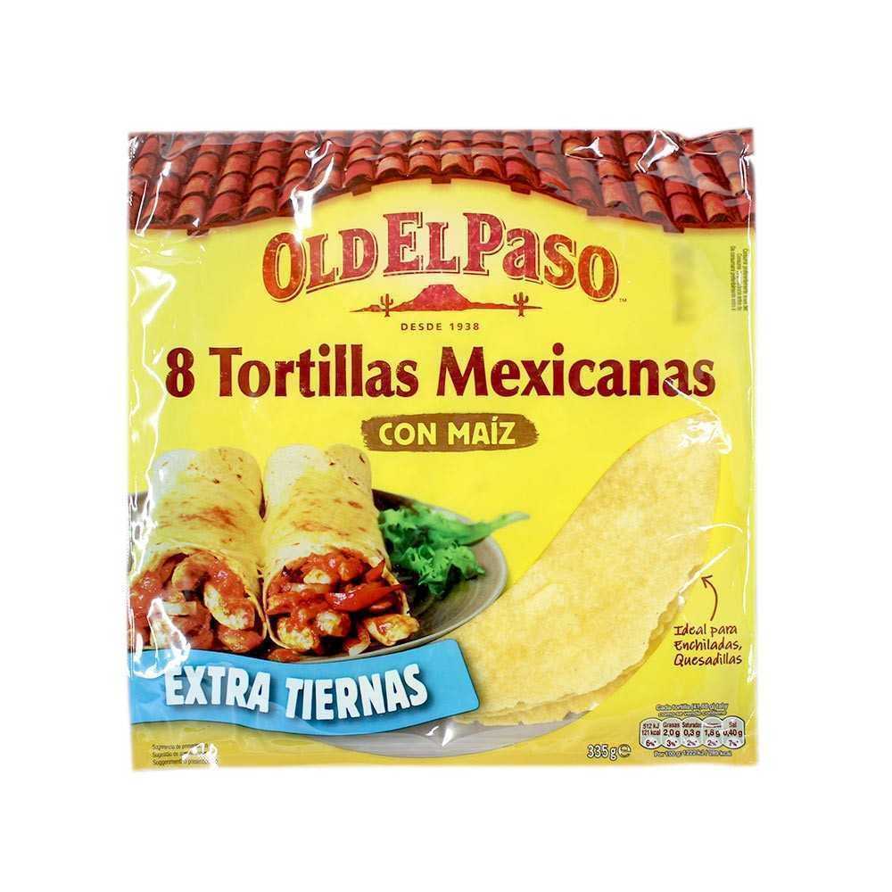 Old El Paso Tortillas Mexicanas Maíz x8/ Mexican Corn Wraps