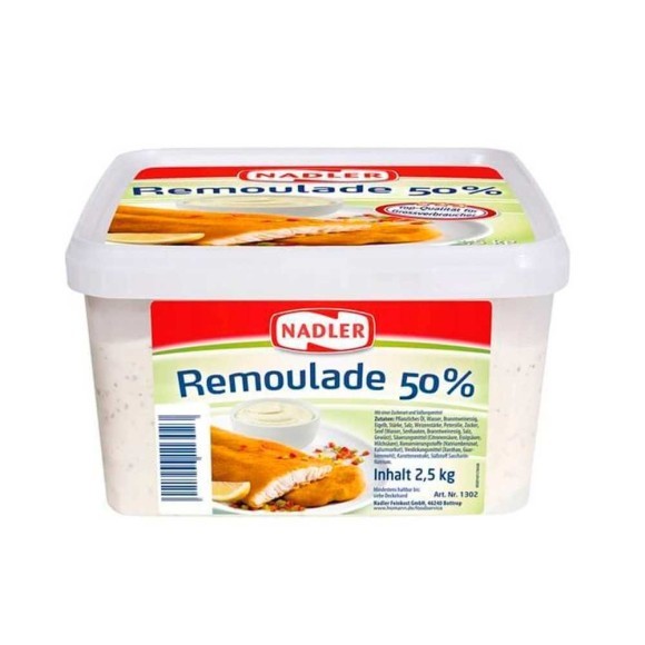 Nadler Remoulade 50% 2,5Kg/ Mayonnaise with Herbs Nadler Remoulade 50% 2,5Kg/ Mayonnaise with Herbs