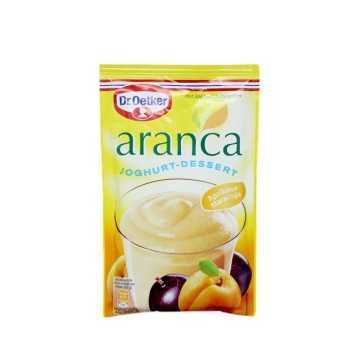 Dr.Oetker Aranca Joghurt-Dessert Aprikose-Maracuja / Mezcla para Postre sabor Maracuyá y Melocotón 78g
