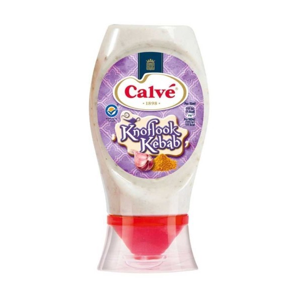 Calvé Knoflook Kebab Saus Squeeze / Salsa de Ajo para Kebab 250ml Calvé Knoflook Kebab Saus Squeeze / Salsa de Ajo para Kebab 250ml