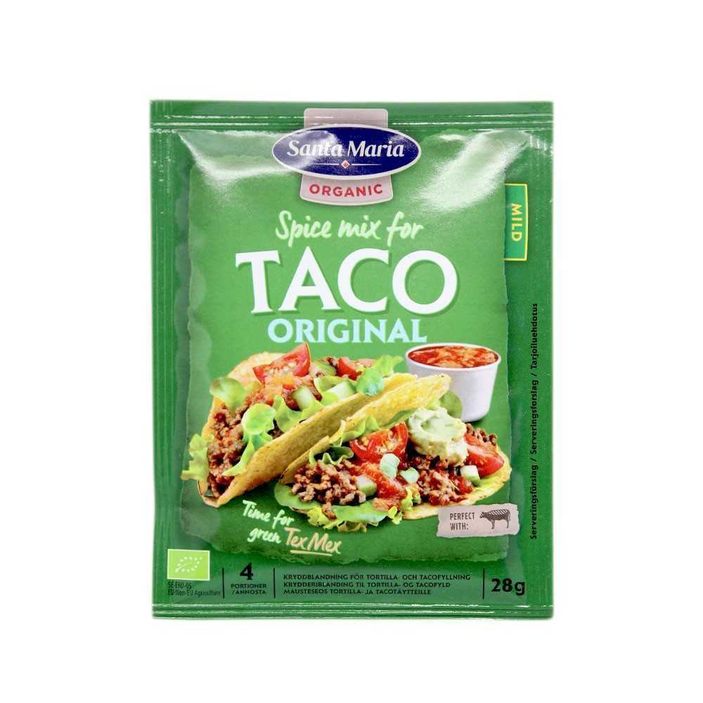 Havbrasme ufravigelige hvorfor ikke Santa Maria Taco Organic Mix 28g/ Seasoning