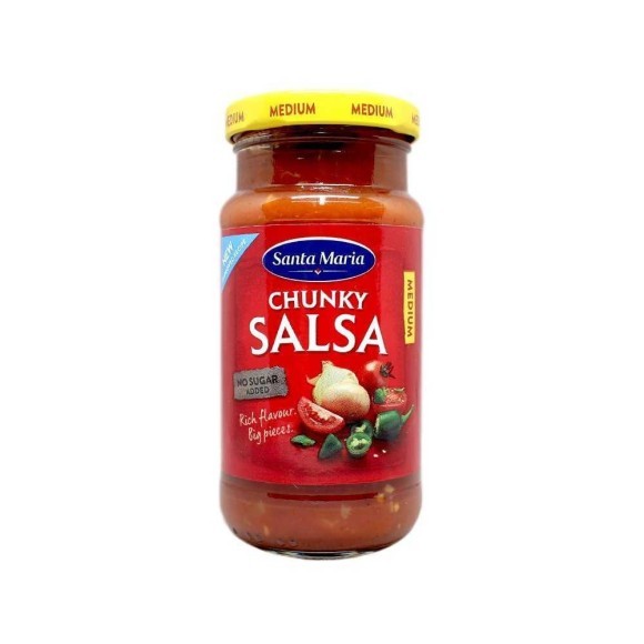 Santa Maria Chunky Salsa Medium / Salsa de Tomate con Trozos 230g Santa Maria Chunky Salsa Medium / Salsa de Tomate con Trozos 230g