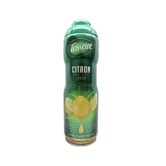 Teisseire Citron 600ml/ Lemon Squash Teisseire Citron 600ml/ Lemon Squash