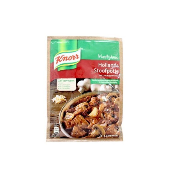 Knorr Maaltijdmix Hollands Stoofpotje / Salsa de Carne 55g Knorr Maaltijdmix Hollands Stoofpotje / Salsa de Carne 55g
