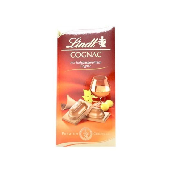 Lindt Schoko Cognac 100g/ Chocolate with Cognac Lindt Schoko Cognac 100g/ Chocolate with Cognac